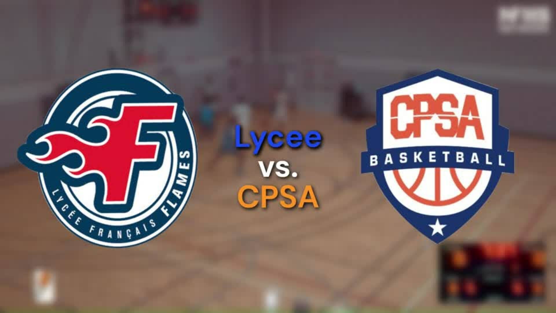 CPSA vs Lycee