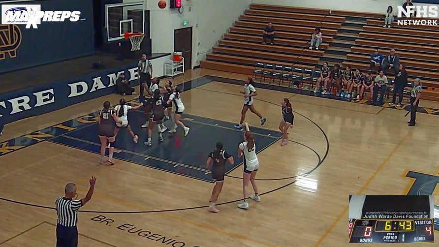 Gilbert Arenas daughter Hamiley Arena is making her mark with Notre Dame high school (Sherman Oaks, CA) as a freshman