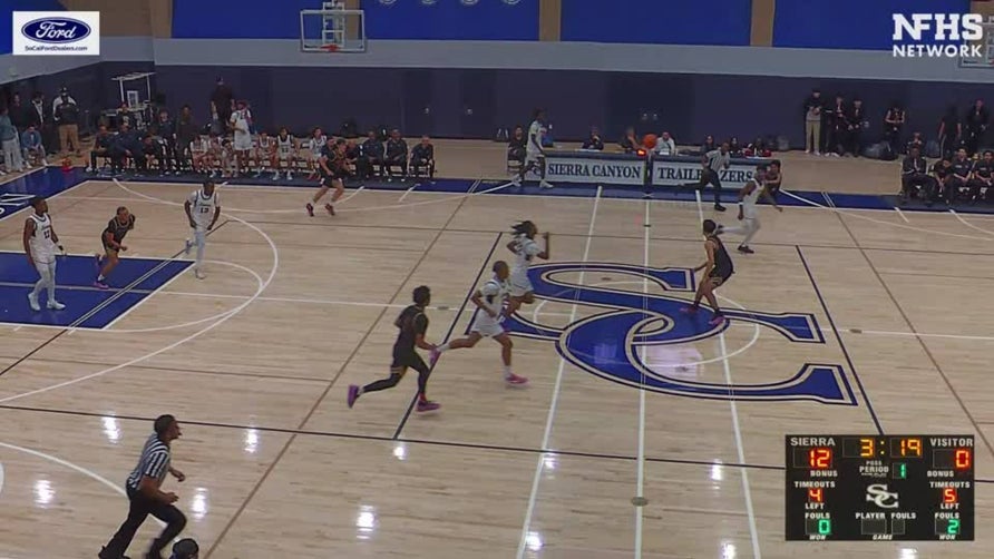 James helped Sierra Canyon beat Bishop Alemany 78-53.