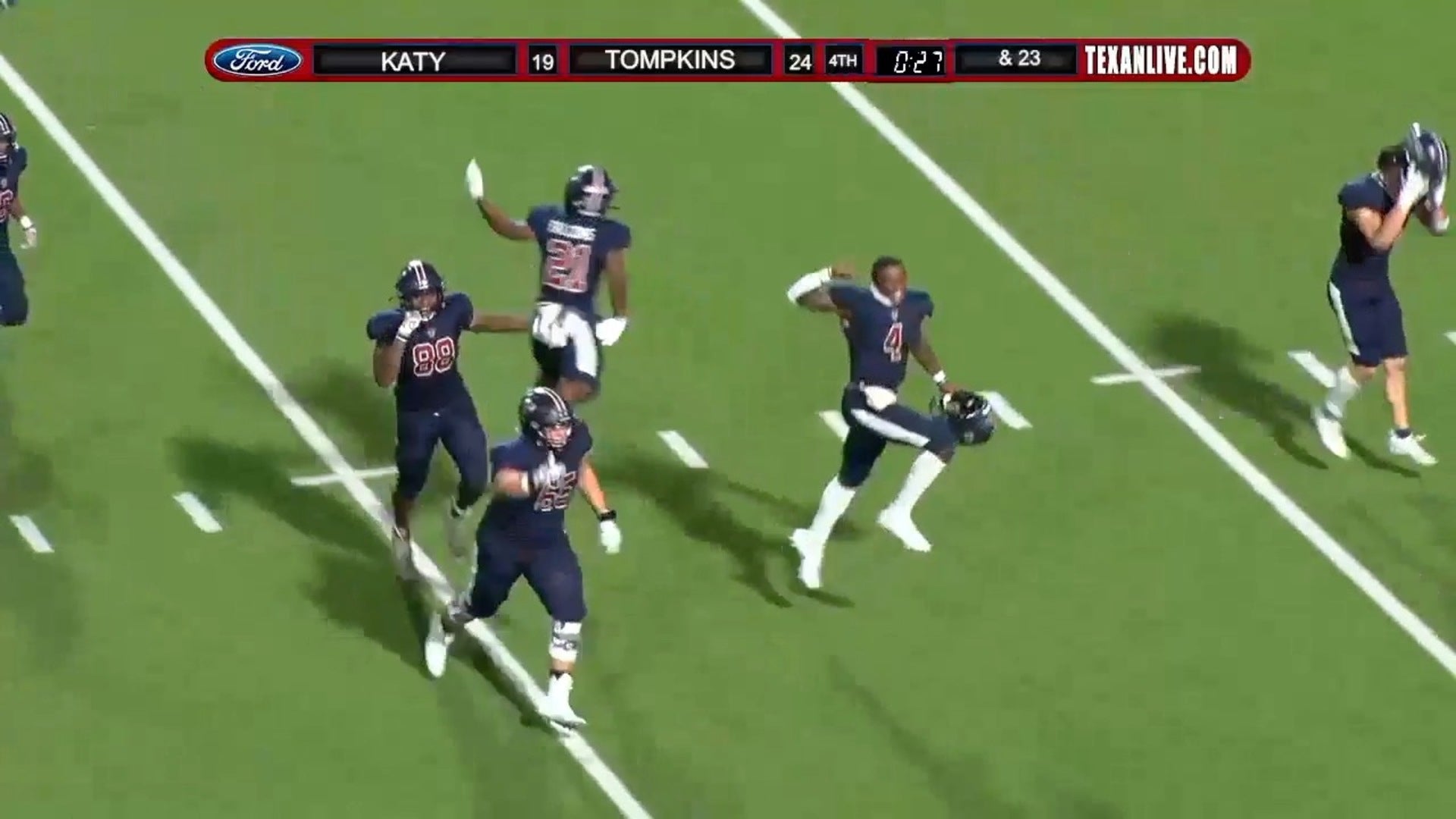 HIGHLIGHTS: Jalen Milroe snaps Katy's 75-game district win streak