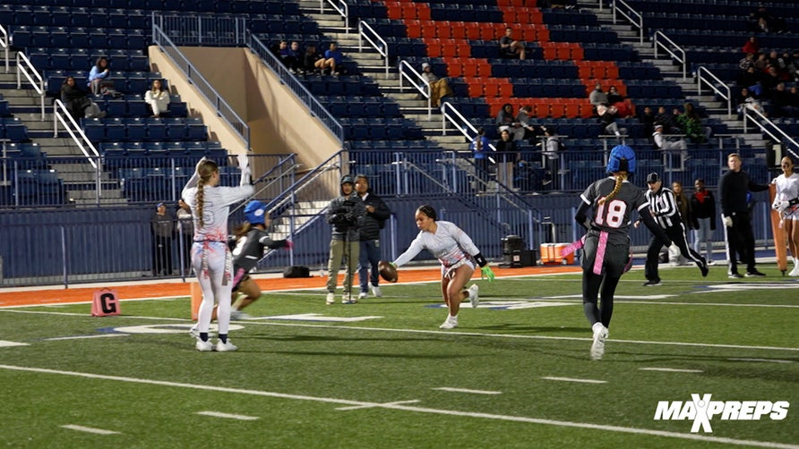 Coming off an appearance in an NFL Flag Football commercial during Super Bowl LIX, Liberty High School's (Henderson, NV) Kiona 'Ki'lolo' Westerlund and her Liberty Patriots get revenge on Bishop Gorman by beating the Gaels 41-21.