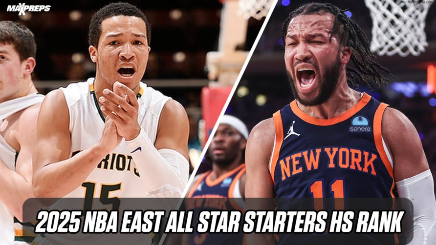 Looking back at the prep careers of the 2025 NBA East All Star starters.