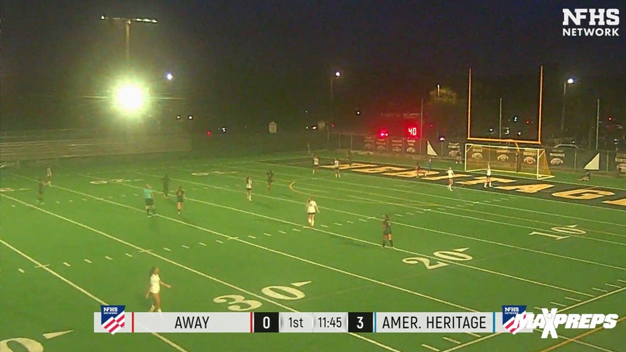 Highlights of American Heritage girls soccer team.