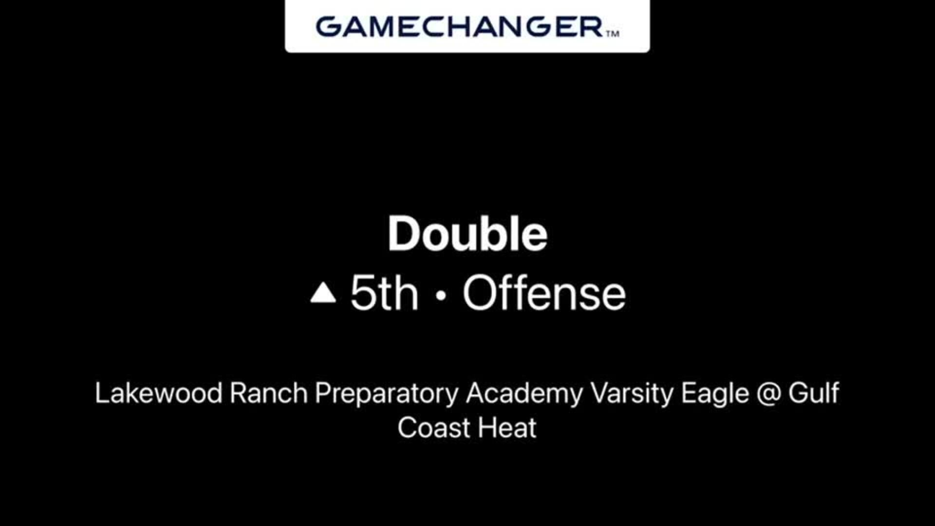 Andrew Cordani Double to Right Field