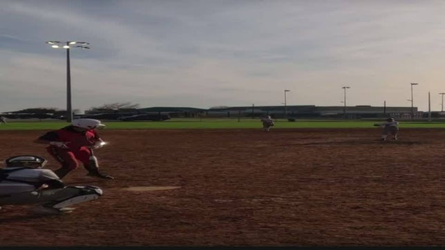 Alexandra hit a double to deep CF in a 6-1 win vs Poth HS