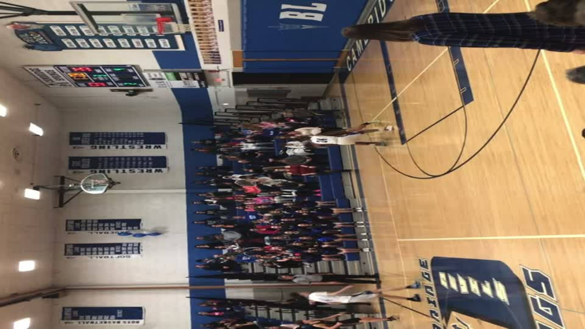 Zeek between the legs assist to Devin