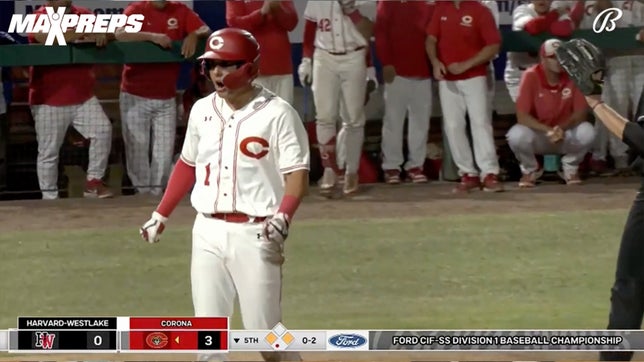 Highlights of Corona boys varsity baseball team.