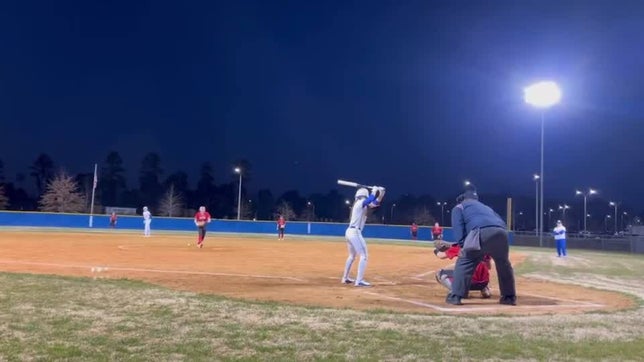 Virginia Tech commit Gaby Mizelle destroys this softball. She plays for Garner, one of the top-ranked teams in the country.