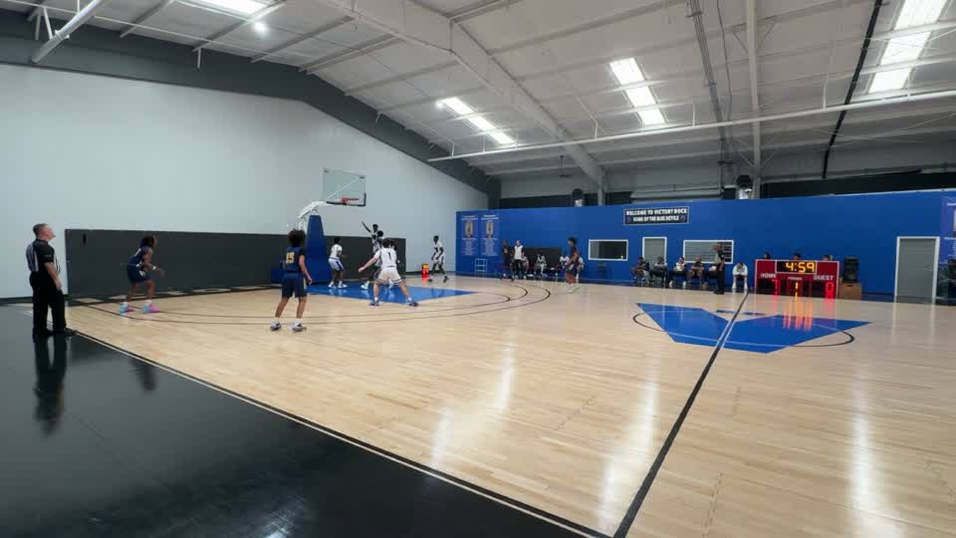 River hits 5 3ptrs against Victory Rock