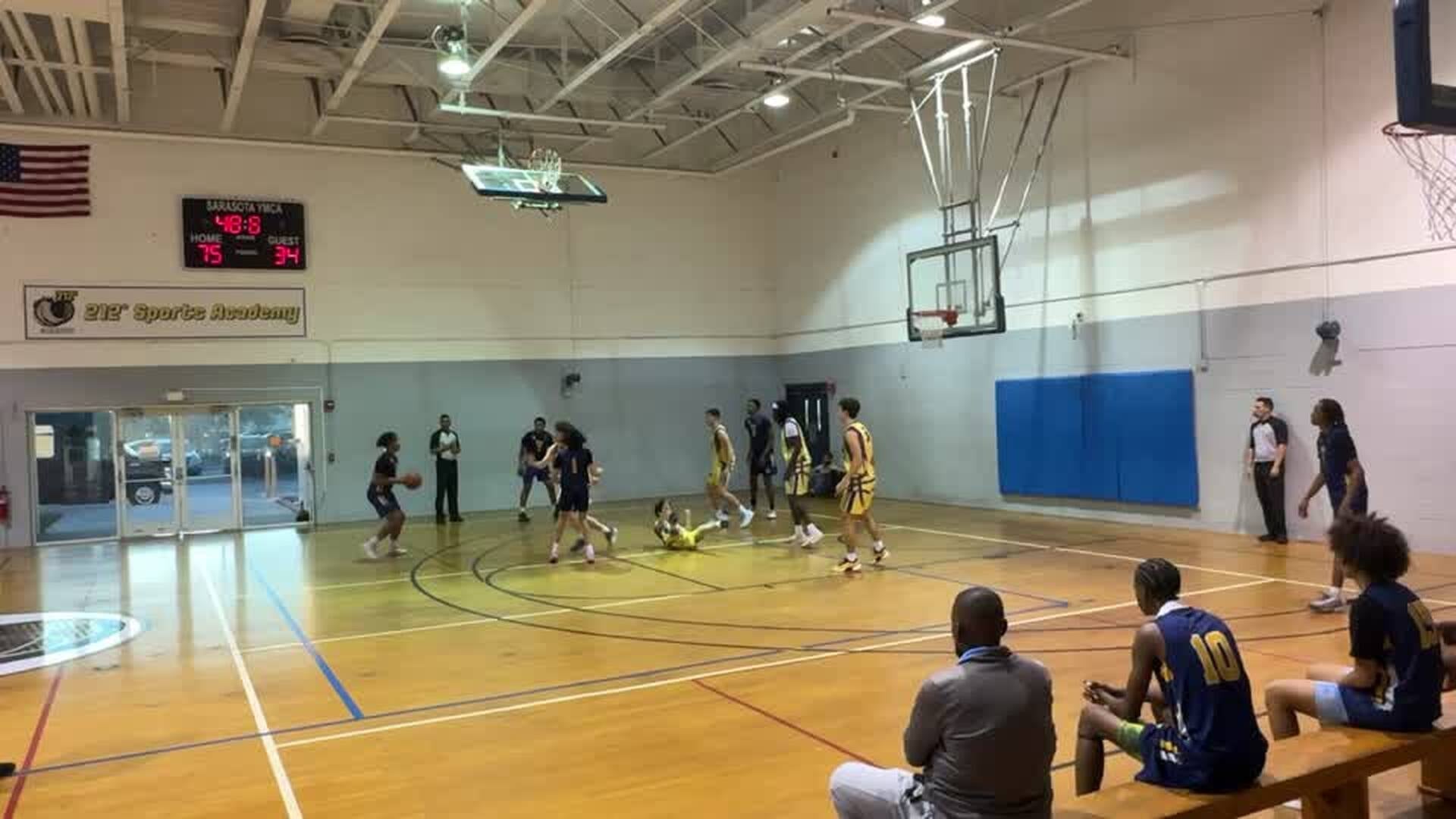 River hits 4 3ptrs against 212 Academy