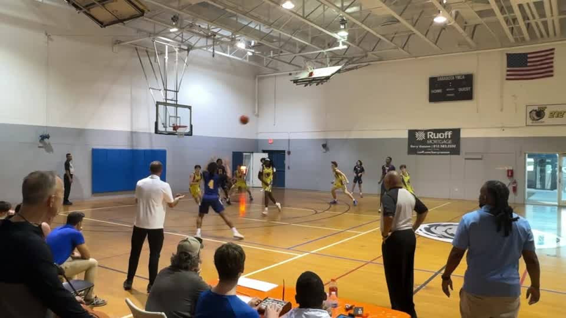 River hits 4 3ptrs against 212 Academy