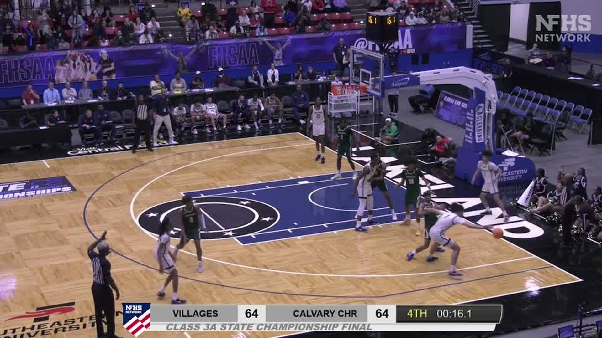 Put back for the win! Calvary Christian Academy 3A state champs