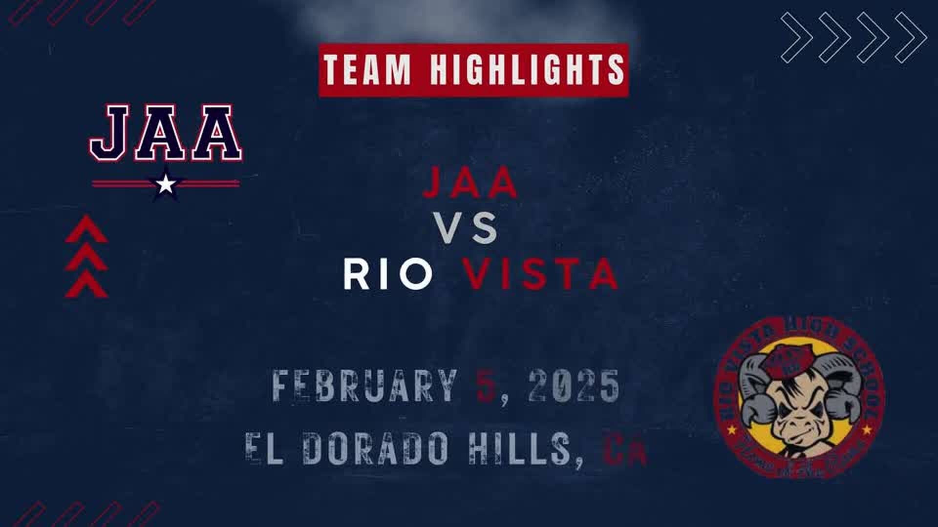 John Adams Academy (edh) vs Rio Vista (2/05/2025)
