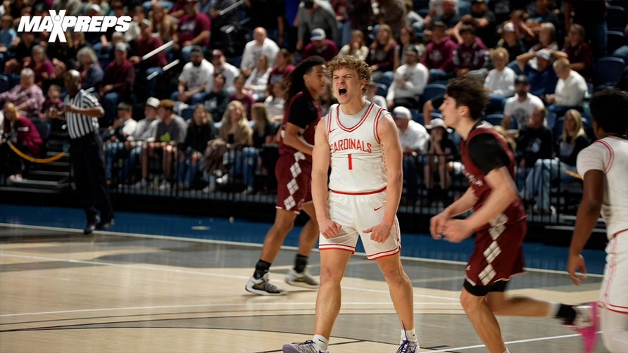 Multi-sport athlete Grayson Rigdon dominated in Columbus' (TX) 84-62 win over Onalaska (TX) in the Texas UIL 3A D1 State Semifinals.