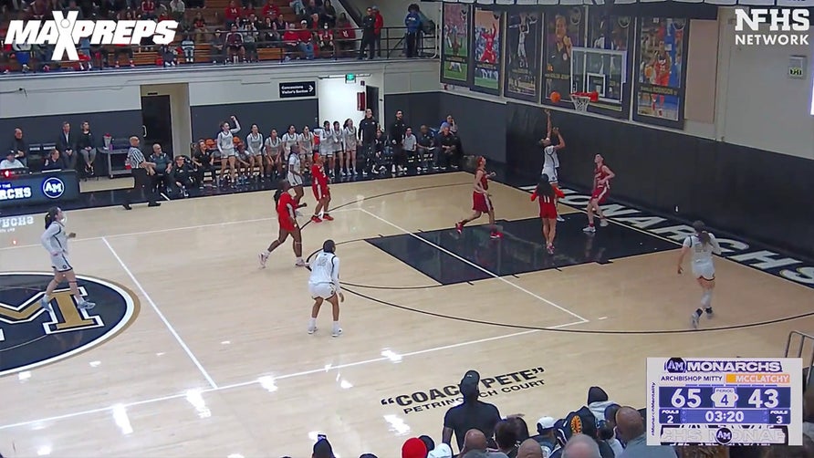 The Archbishop Mitty girls varsity basketball team advance in the CIF Open Division Regional Semifinals over McClatchy 71-48. They will face Clovis West in the regional finals on March 11, 2025.