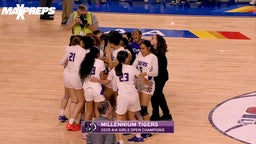 HIGHLIGHTS: Millennium routs Valley Vista behind Destiny Lunan's 37 points, wins Open championship!