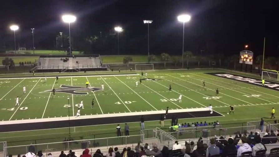 Great team play to score the lone goal in a 1-0 win vs #1 Ashley Ridge