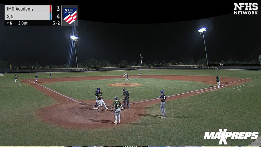 Highlights of St. John Neuman varisty baseball team defeating IMG Academy 5-3.