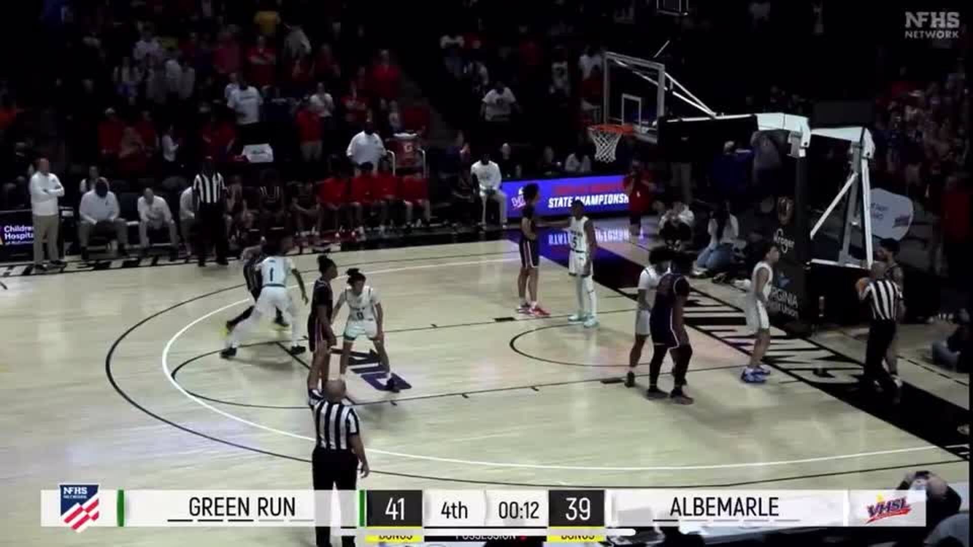Kass Jackson's layup wins state for Green Run