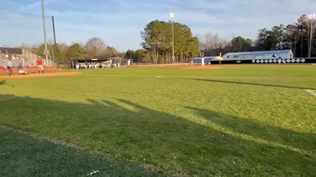 Adrian Dunn Homers against Starr's Mills' Rudolph in Top of 1st inning