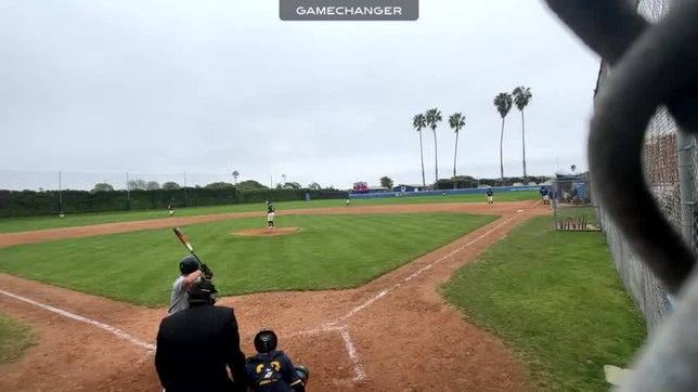 Lucius Mika with a solo homerun