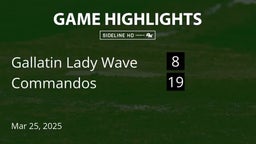 Game Highlights - Commandos vs Gallatin Lady Wave