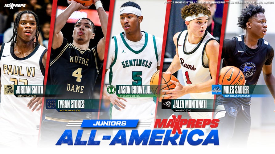 Jason Crowe, Jalen Montonati, Tyran Stokes and Miles Sadler join Virginia star on first team.
