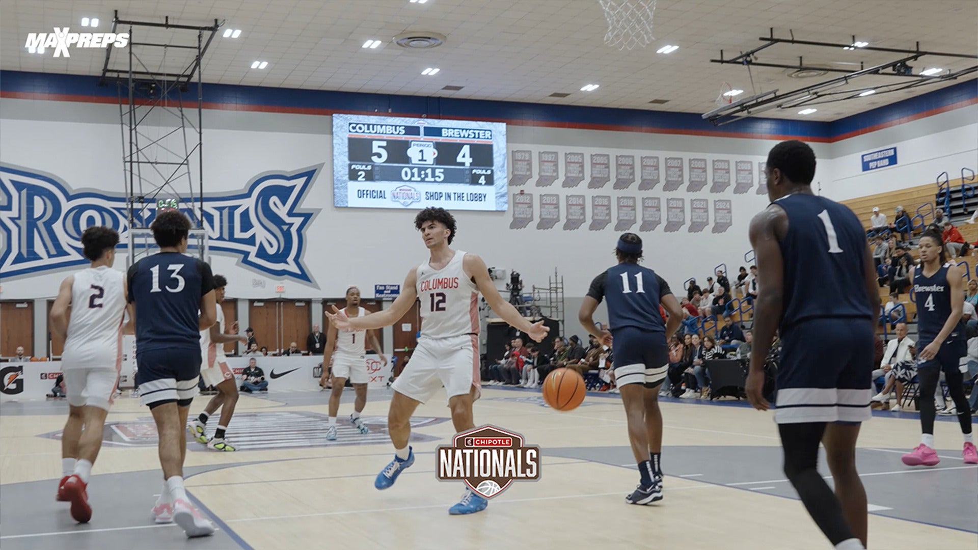 Top-seeded Columbus holds off Brewster Academy in semifinals of Chipotle Nationals
