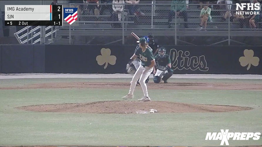 Highlights of St. John Neuman varisty baseball team defeating IMG Academy 5-3.