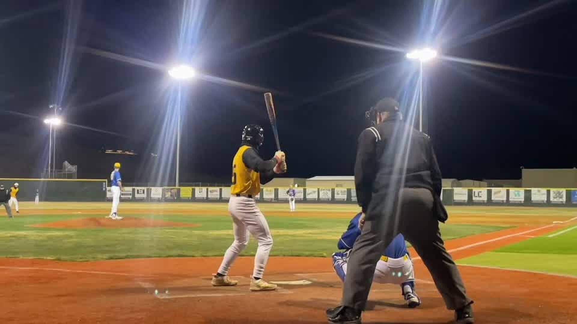 Switch hitter Stark hitting bombs from both sides