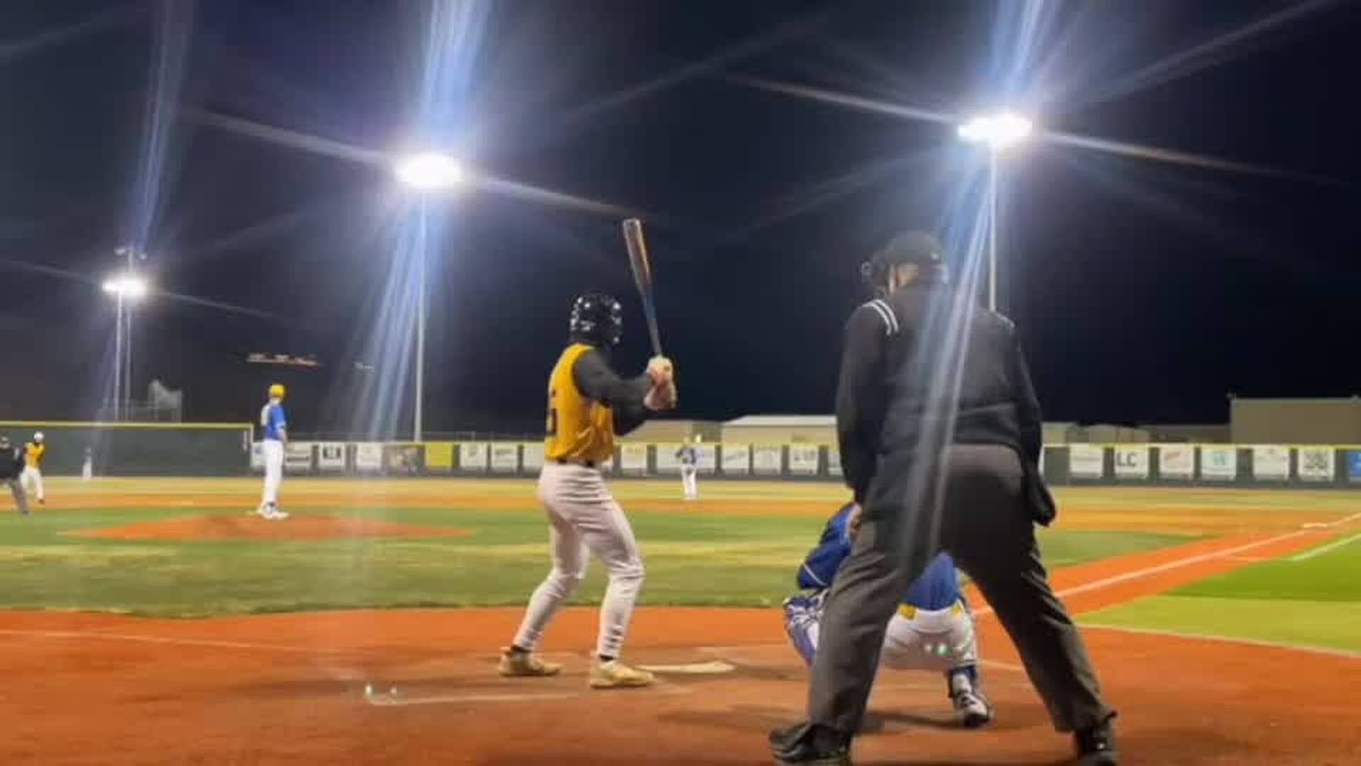 Switch Hitter Stark Goes Deep Left and Right