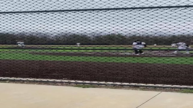 Freshman Benjamin Smet-Cooper hits a Hr in his first varsity at-bat versus Antioch