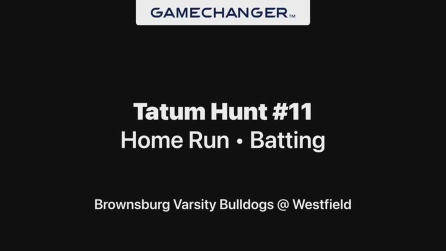 A grand slam by Brownsburg's #11 Tatum Hunt. opens up the scoring door. Dogs win 15-5.