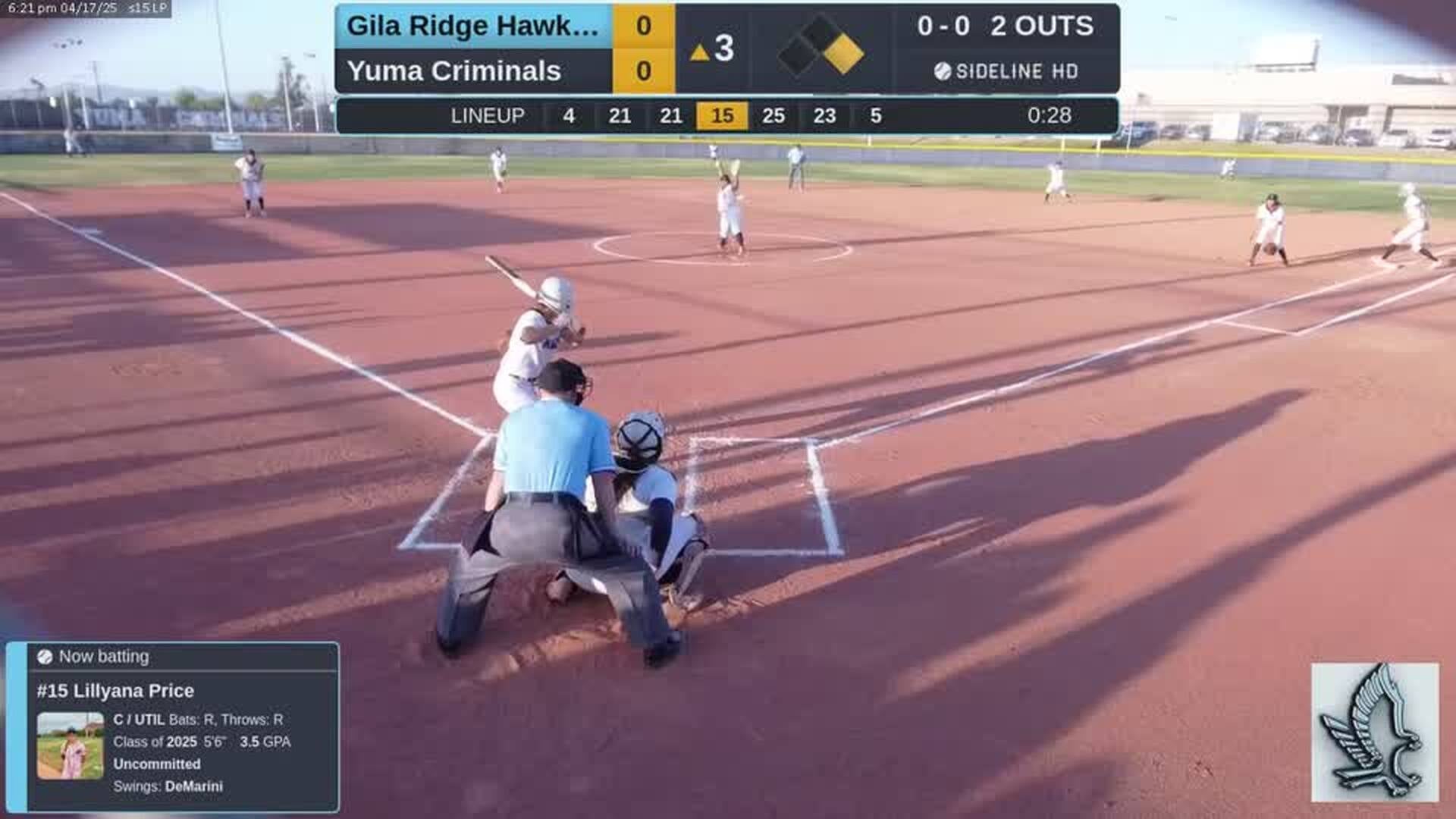Lillyana Price Home run