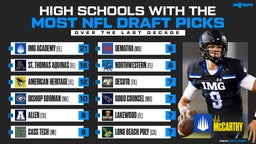 Schools with the Most NFL Draft Picks over the Last Decade