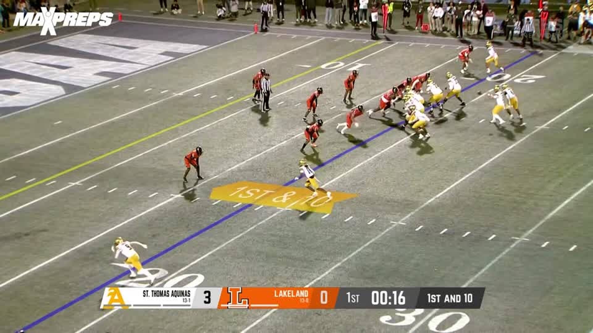 St. Thomas Aquinas defeat Lakeland 34-0 in Class 5A state championship