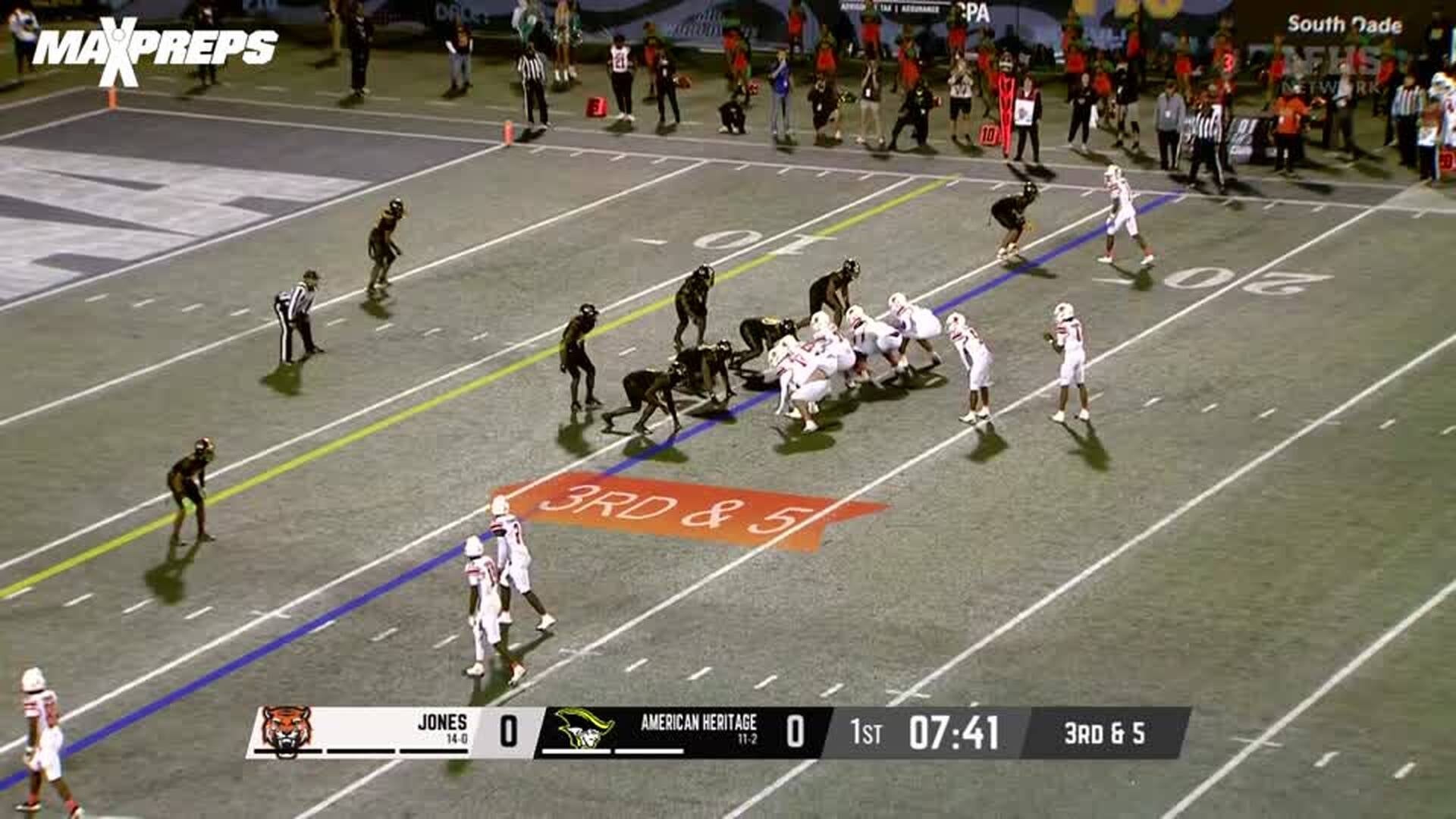 American Heritage defeats Jones in the Florida 4A state championship 41-31