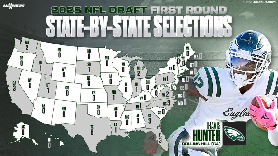 Texas has most first round picks for first time since 2020 with six selections.