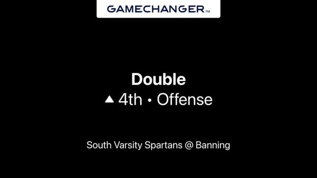 Good piece of hitting by Cody Pierson here. Drives a ball with advanced exit velocity to the gap, scoring the go-ahead run. Follows it up with intelligent base running, using a well-timed hook slide to beat the throw to second. Shows power potential and a solid understanding of the game on the bases.
