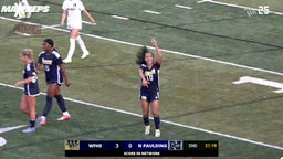 Abby Batts helps lead West Forsyth over North Paulding with three goals!
