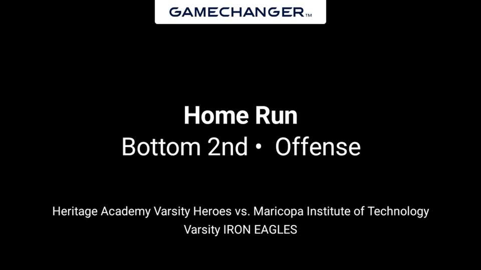 Conrad Reichard Home Run 4/14