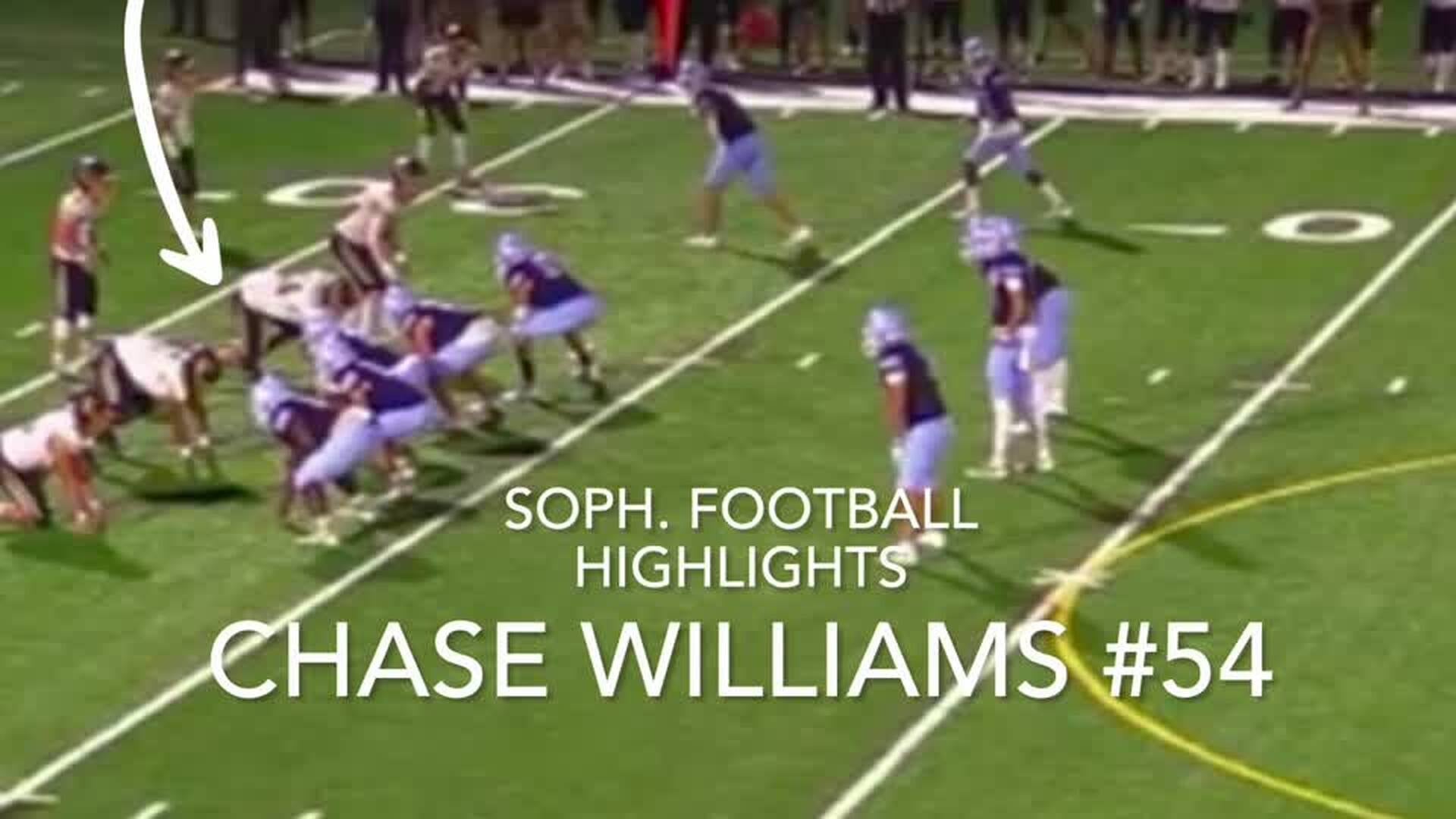 Chase Williams sophomore highlights