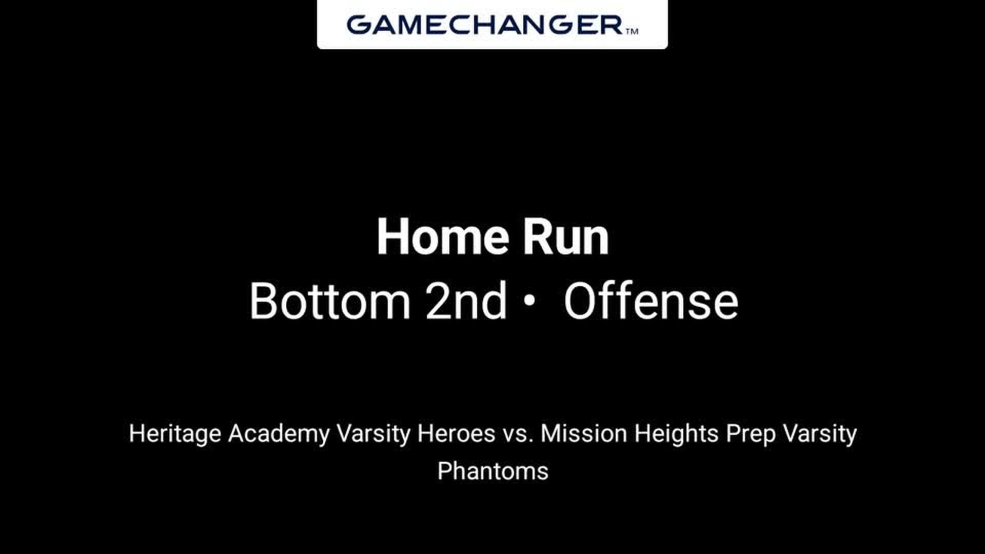 Elliott Cahall Home Run Bottom 2 5/3