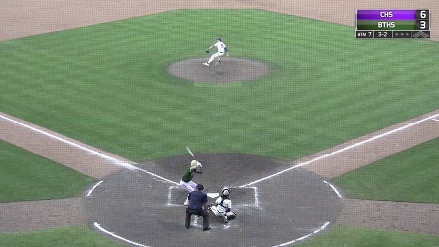 Carson Zagryn with the walk-off base hit to life Blesses Trinity to a state championship, beating Cartersville 7-6.