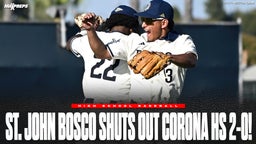#12 St. John Bosco shuts out #3 Corona 2-0!