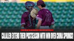 Calallen sweeps China Springs 11-1 to advance to the state championship!