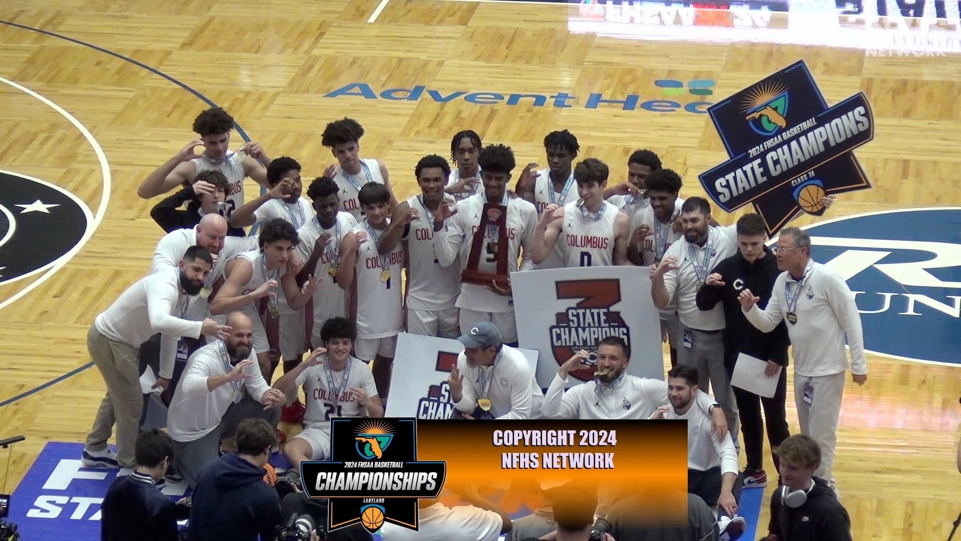 HIGHLIGHTS: Jase Richardson and Cameron Boozer lead Columbus to third straight state title