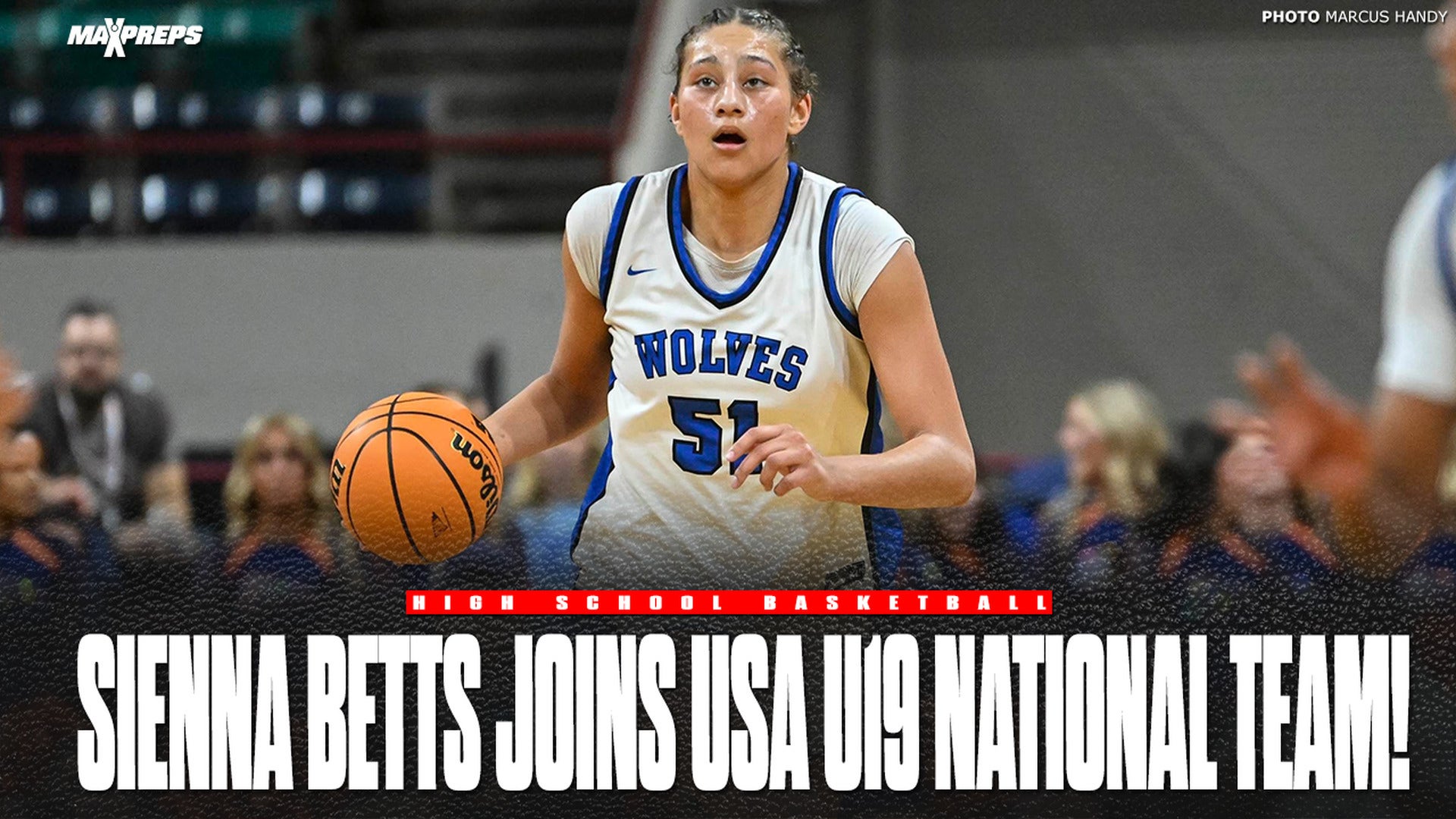 Sienna Betts named to USA Basketball U19 National Team!