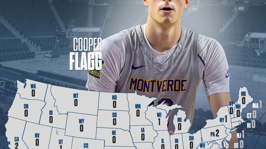 Florida has the most first round picks with 6 selections, headlined by four from Montverde Academy (Montverde, FL).