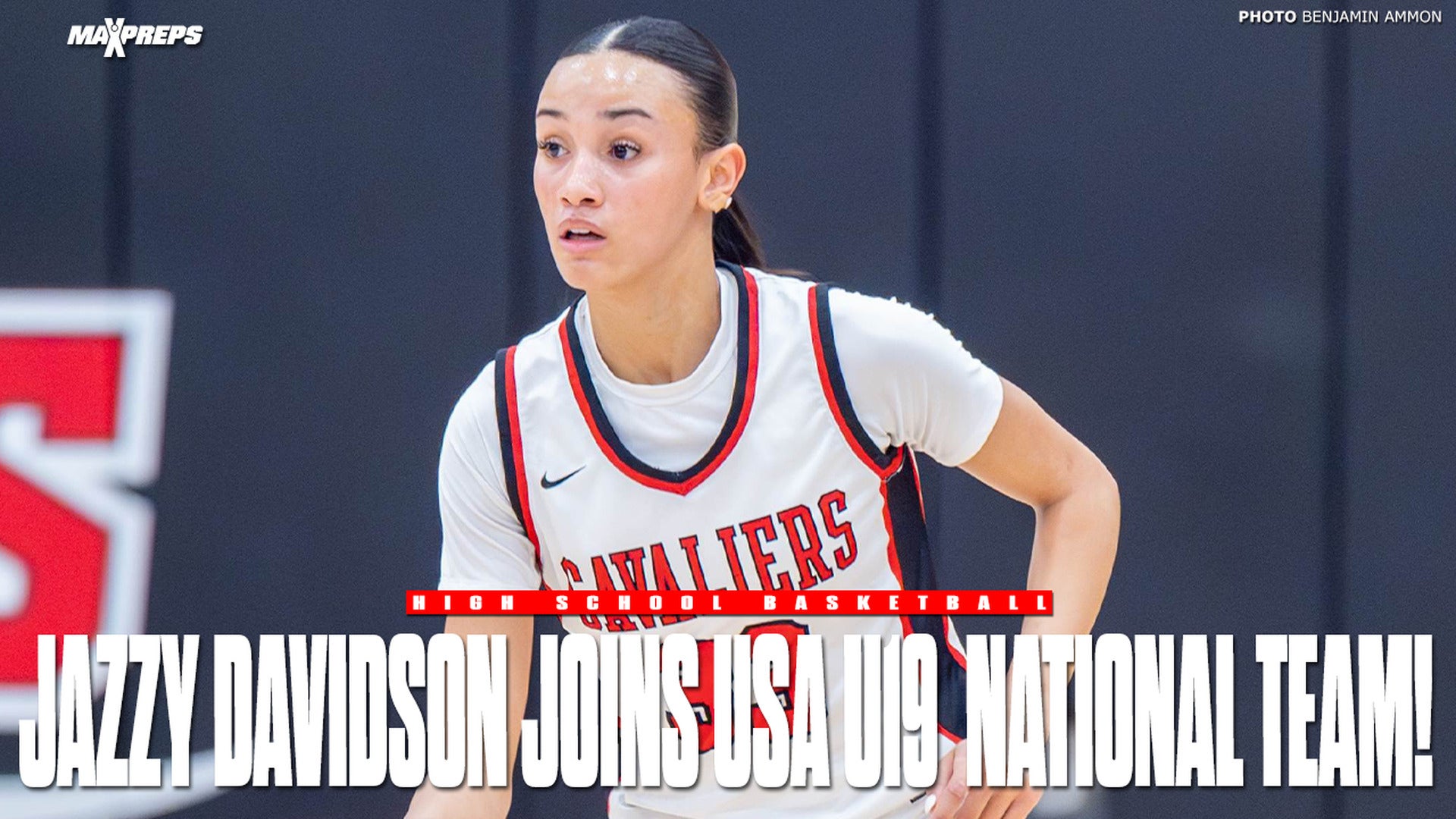 Jazzy Davidson named to the USA Basketball U19 National Team!